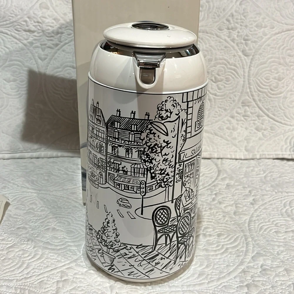Mikasa Parisian Scenes thermal‎ carafe, new in box